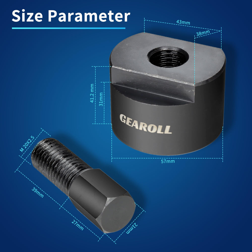 GEAROLL puller used to remove a Polaris rotor during service.