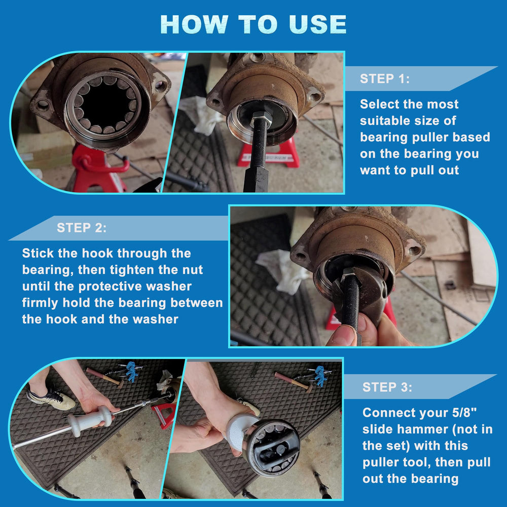 GEAROLL washers prevent bearing damage during extraction