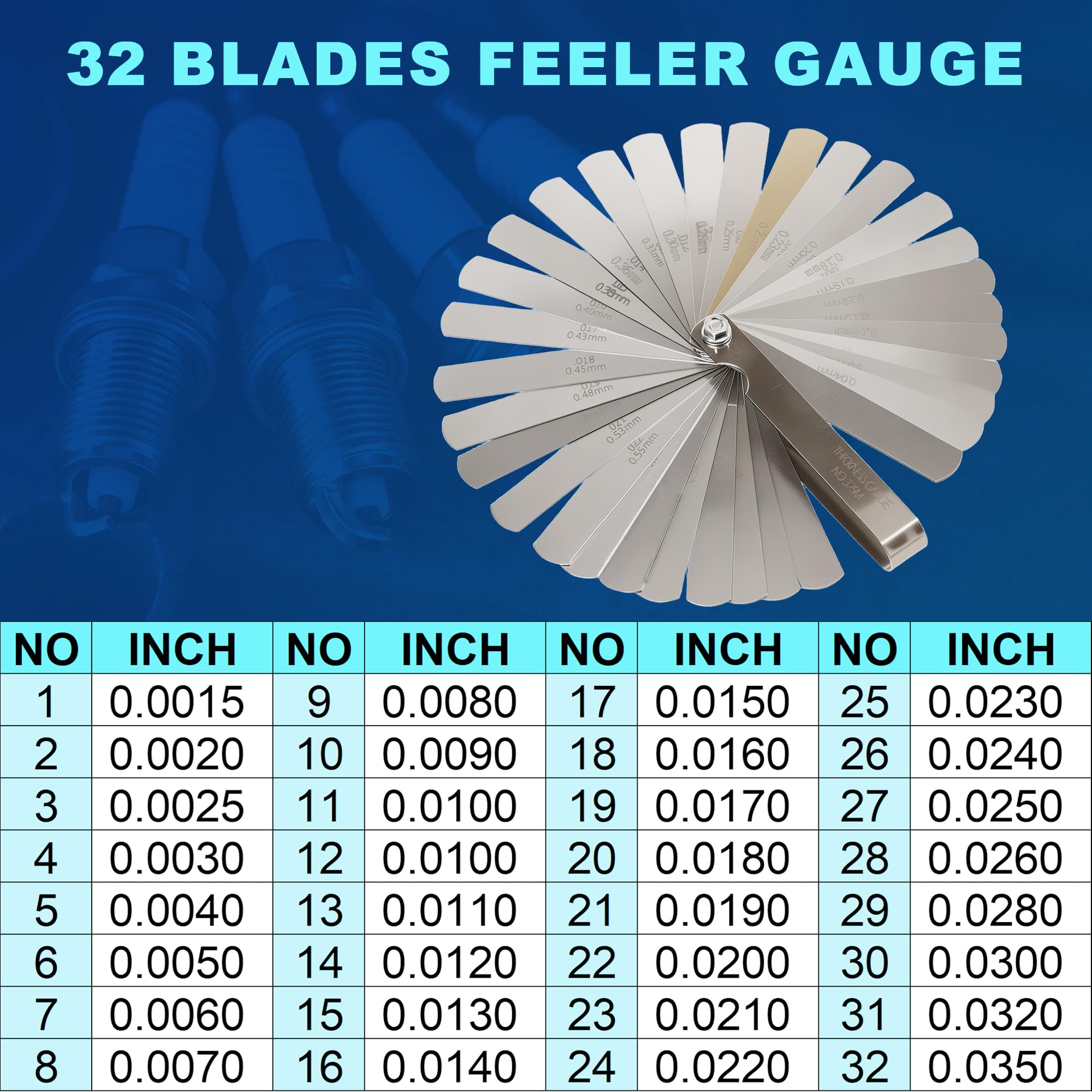 GEAROLL spark plug gap tool durable, polished edges resist wear during adjustments.