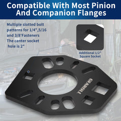 GEAROLL stainless pinion yoke wrench second 1/2 inch socket illustrates enhanced compatibility.