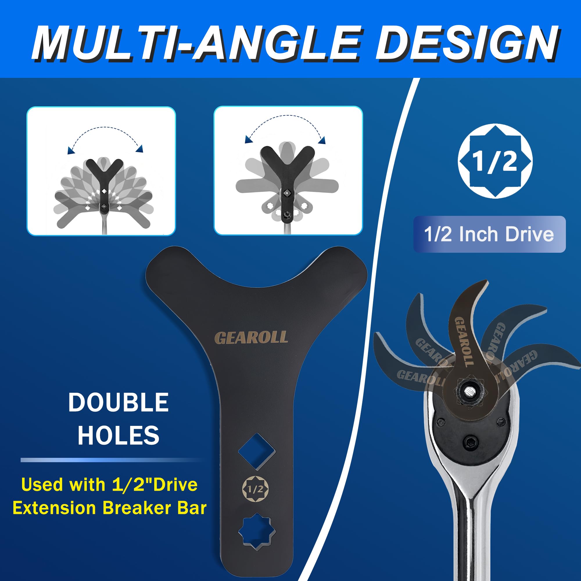GEAROLL suspension bushing tool with durable steel construction