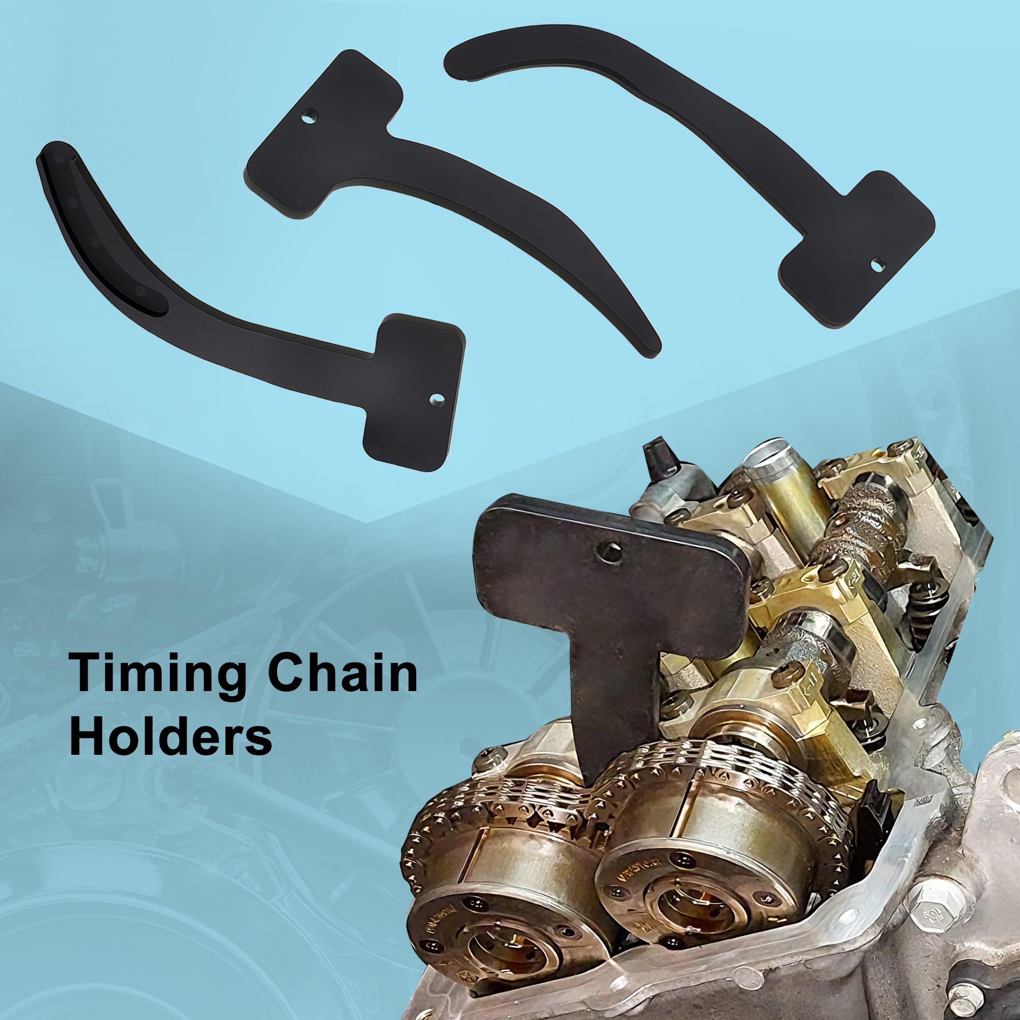 GEAROLL timing chain holders stabilize chains during timing procedure