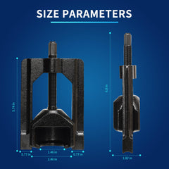 GEAROLL sturdy tool steel construction with black finish resists corrosion.