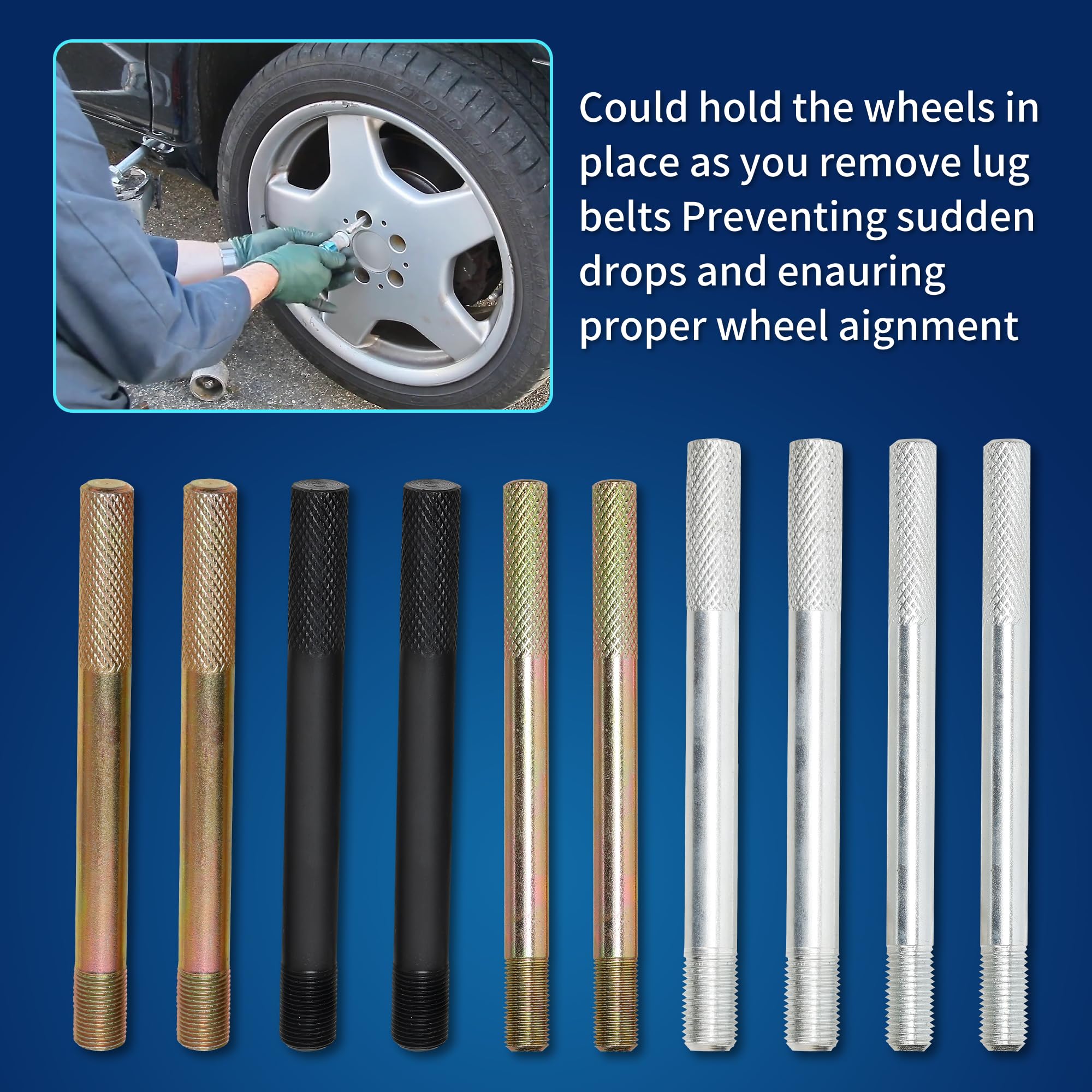 GEAROLL alignment pin easy installation slides onto hub to locate wheel accurately