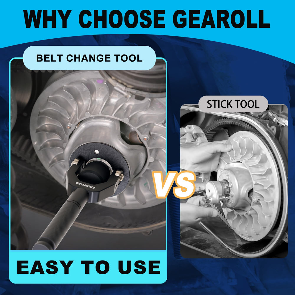 GEAROLL X3 belt tool durable aluminum construction close-up emphasizing corrosion resistance