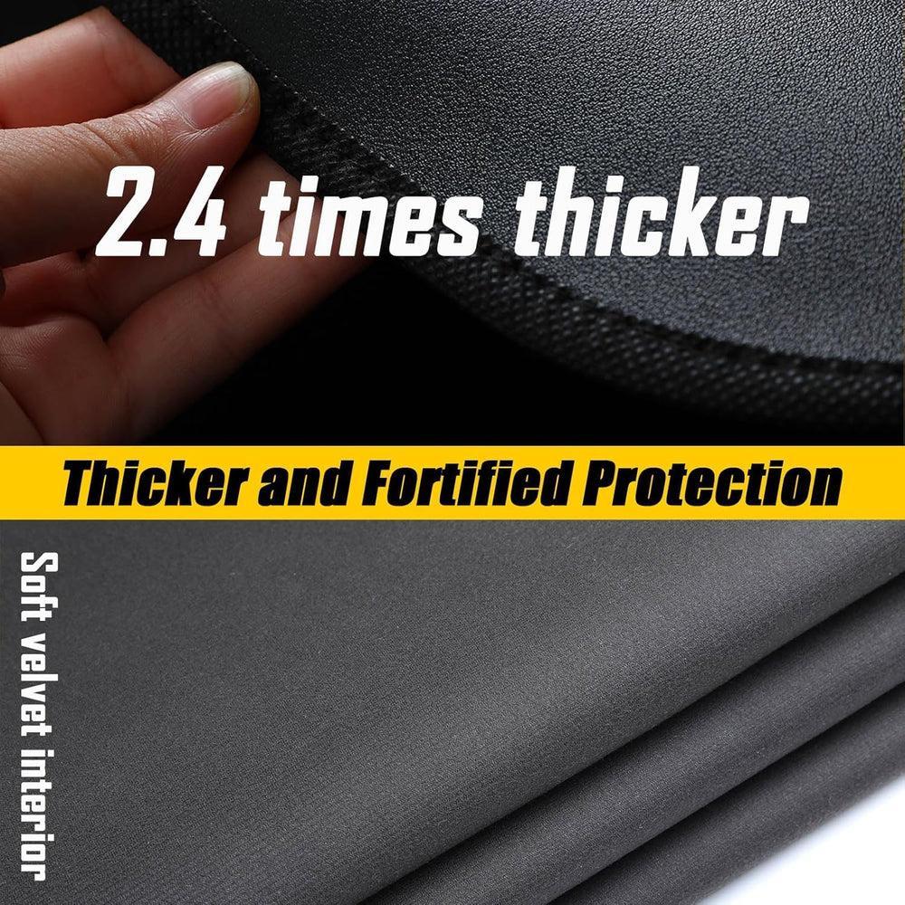 GearTrust magnetic fender cover secured on a steel fender
