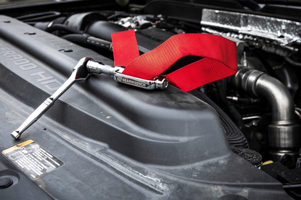 GEARWRENCH fits oil filters up to nine inches in diameter.
