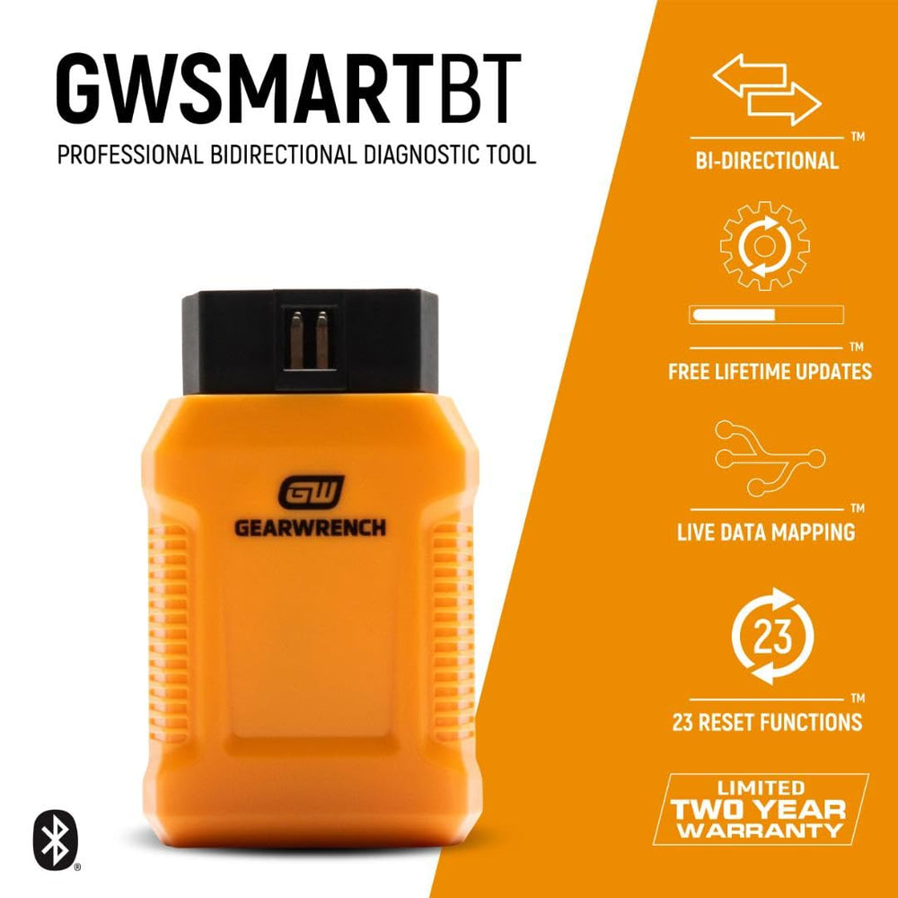 GearWrench GWSMARTBT live data mapping visualizing sensor trends