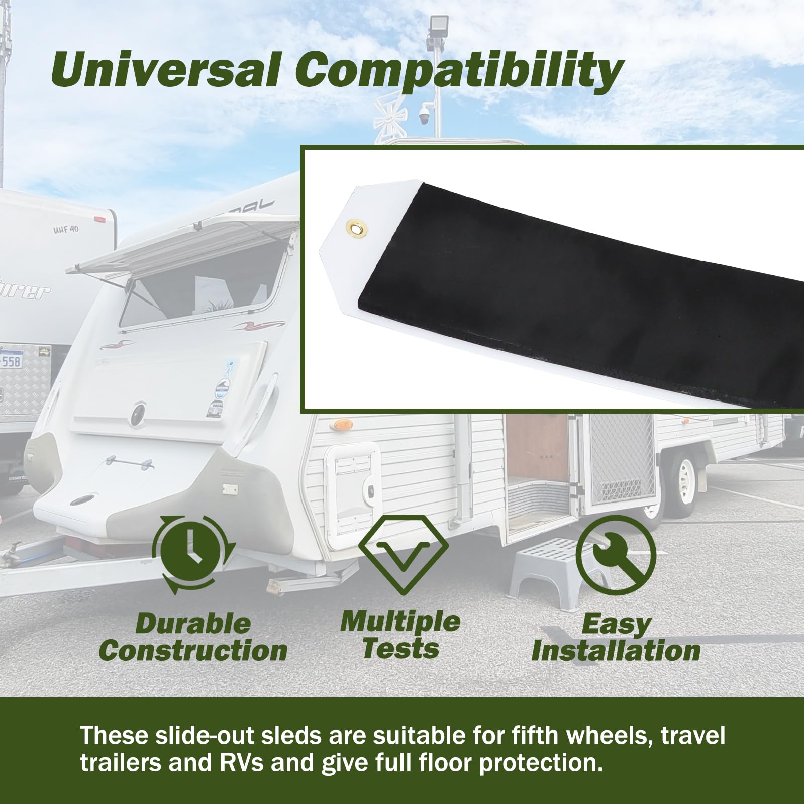 GEATaaT 013-4300 sleds durable PVC coating resists wear.