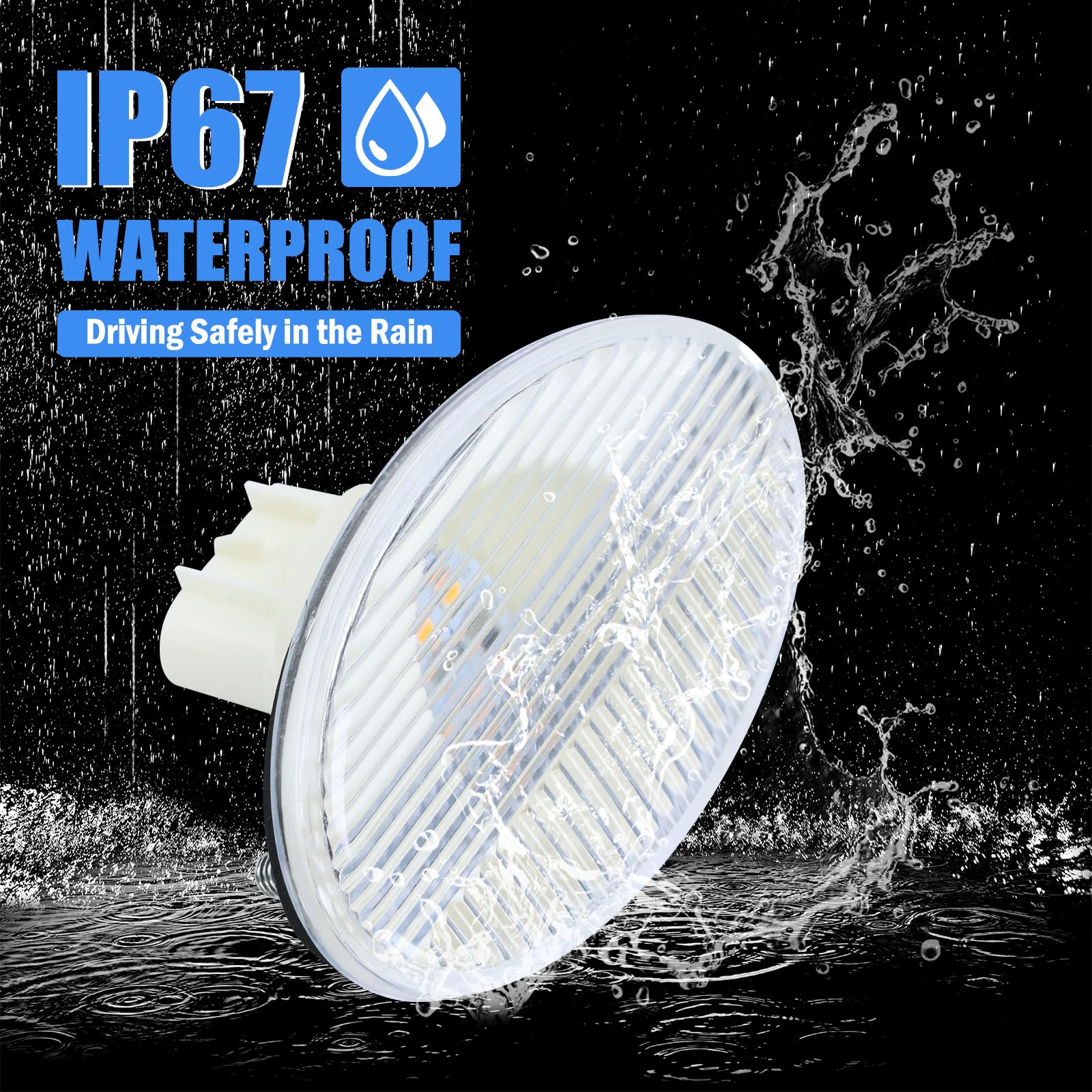 GEATaaT A06-40131-000 installed on Freightliner M2 front fender marker light