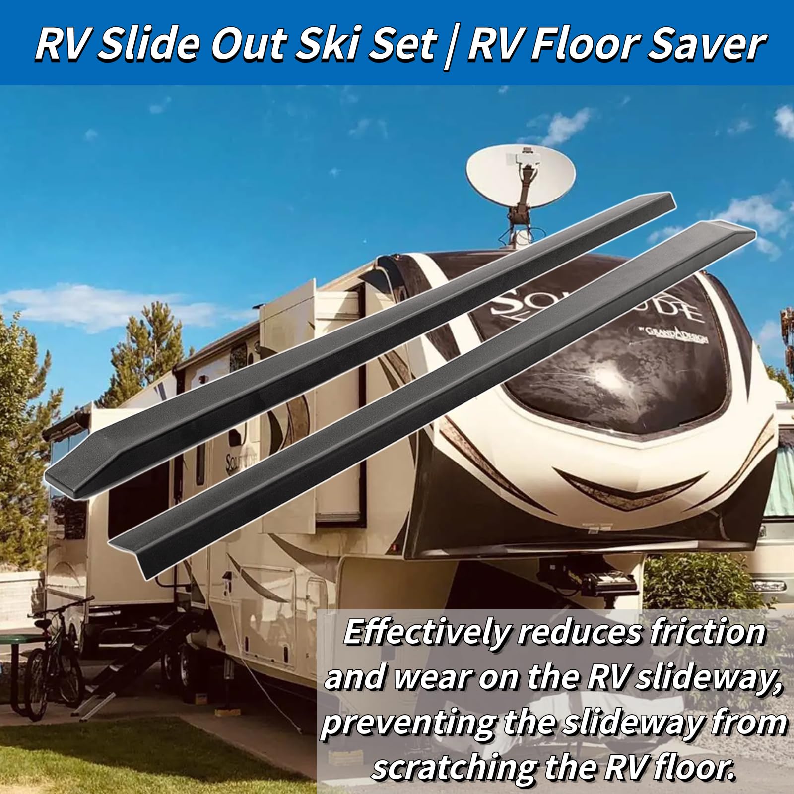 GEATaaT RV slide-out ski right protects floors and reduces friction.