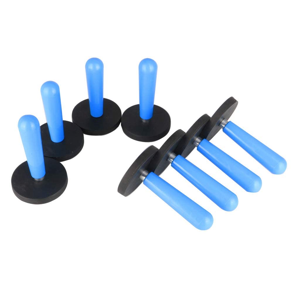 Gebildet magnet holder with fabric pad base prevents scratches during installation.
