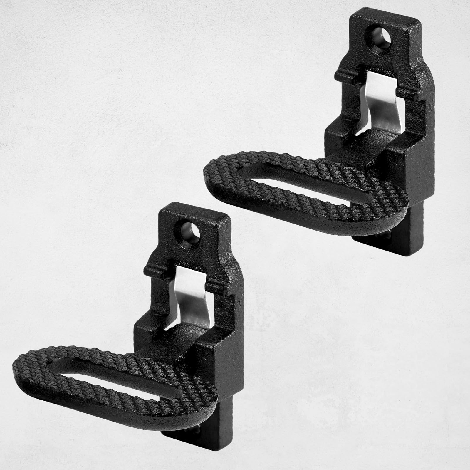 Gedlex folding step opened to 90 degrees for easy access and stance.