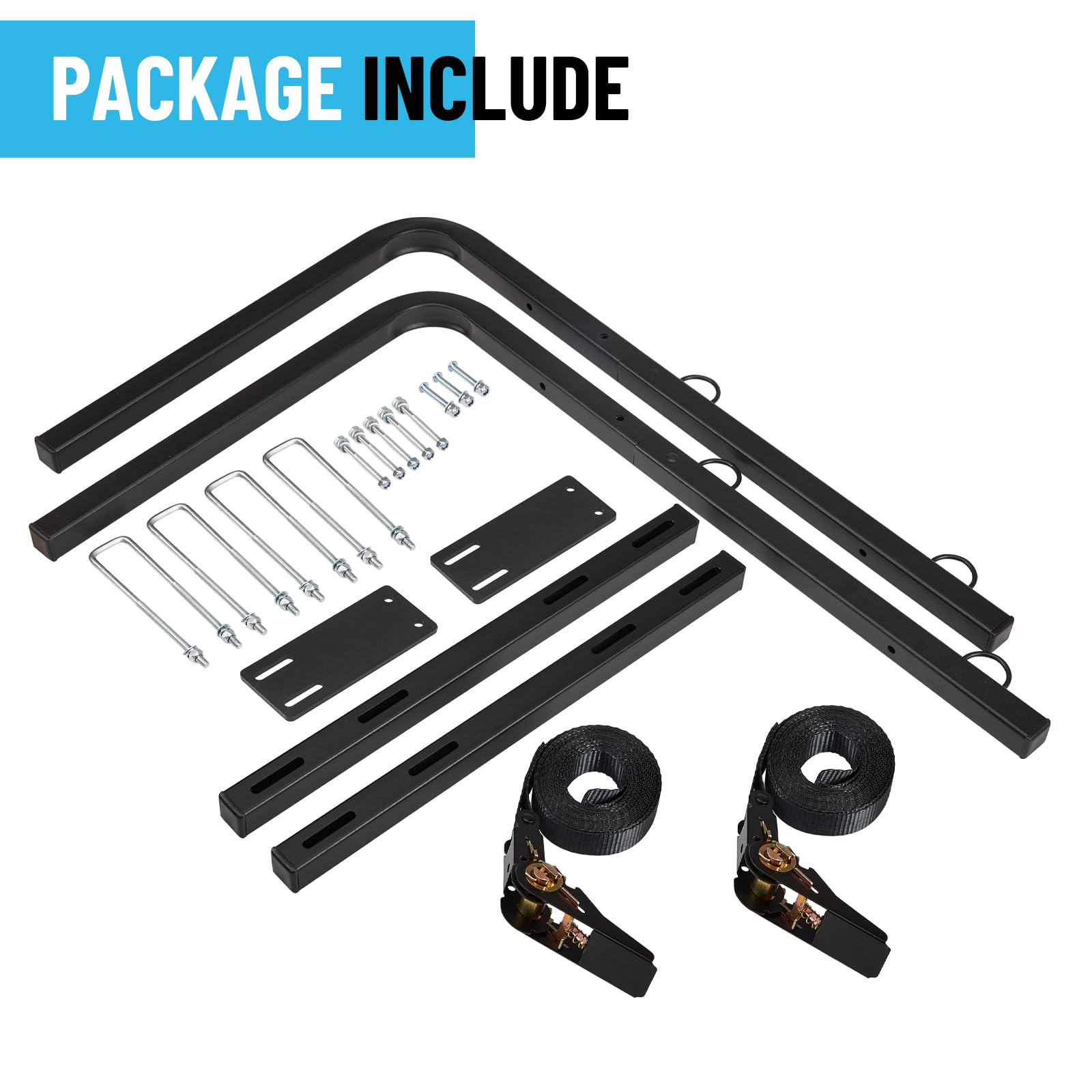 Gedlex RV tote tank carrier side view highlighting bumper compatibility