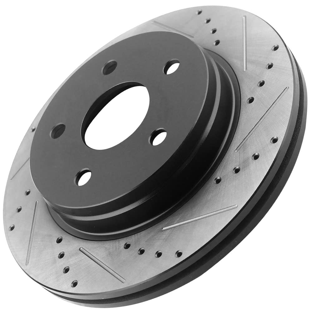 Geekstop mill-balanced rotors for smoother braking with less vibration.
