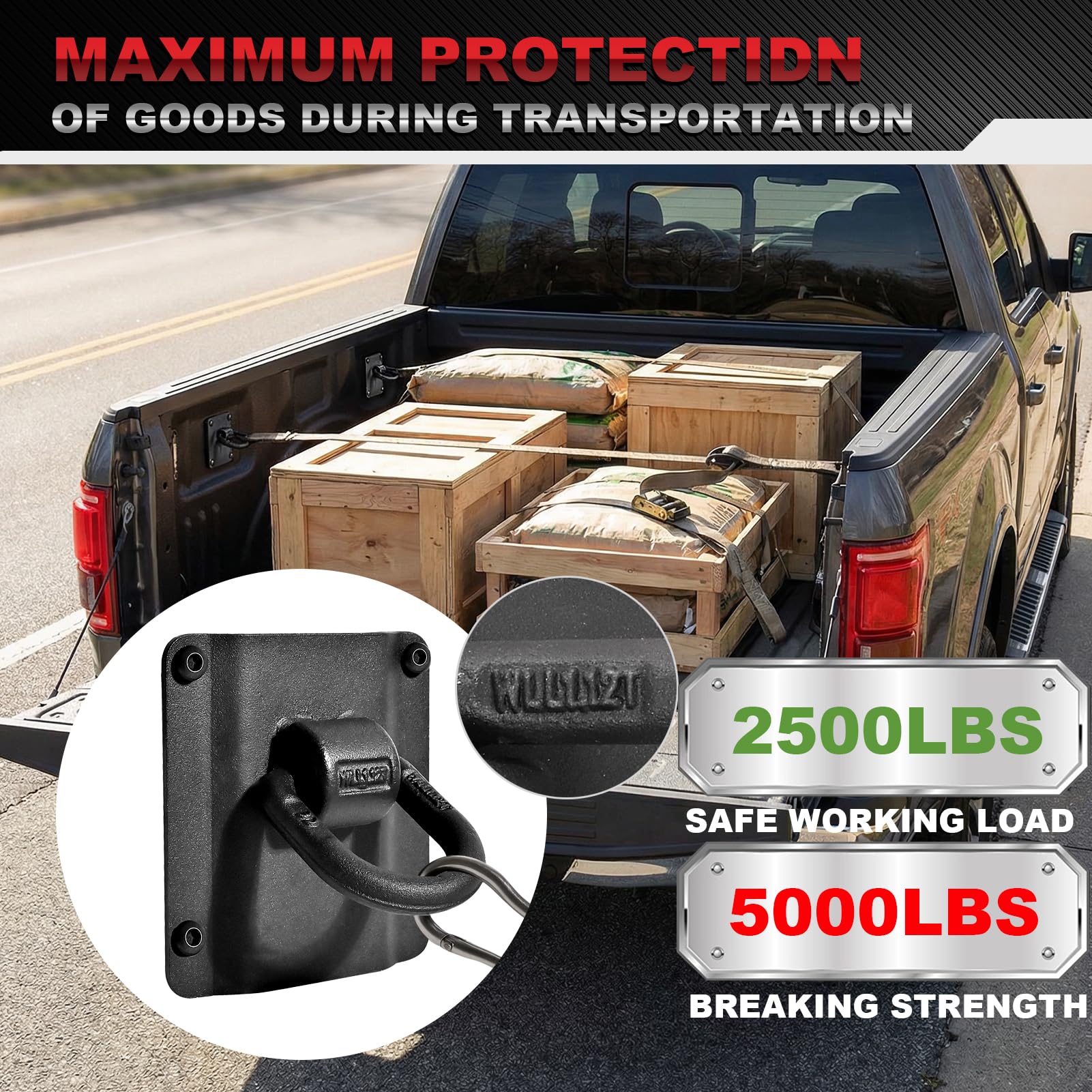 GEEMCYEN easy-installation with anti-theft screws simplifies setup and reduces key loss worries.