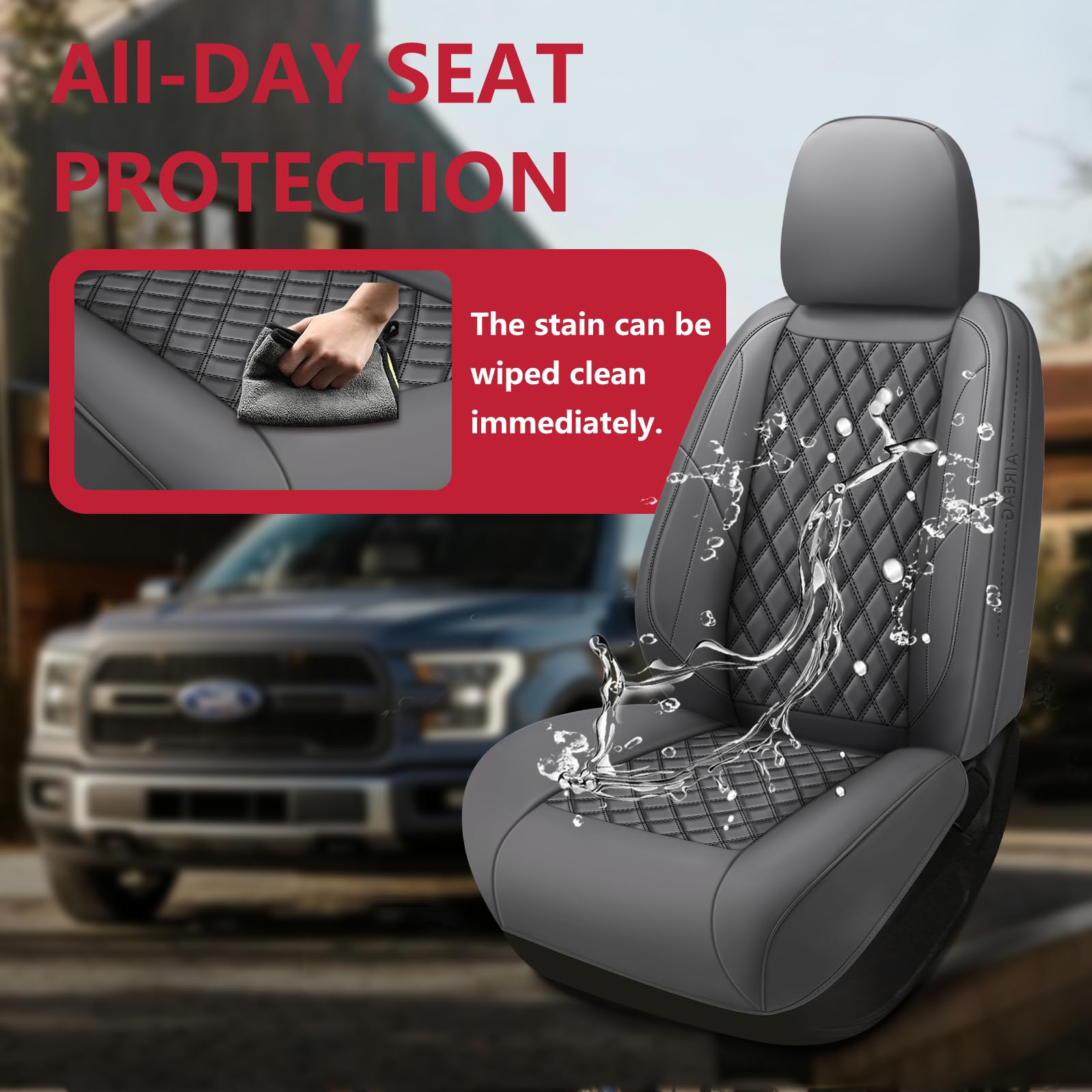 Geeyontek F150 rear left offers durable protection for passengers.