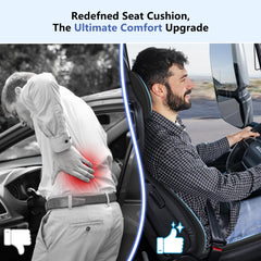 Geeyontek lumbar support eases lower back tension.