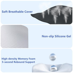 Geeyontek memory foam adapts to your body for cushioning.