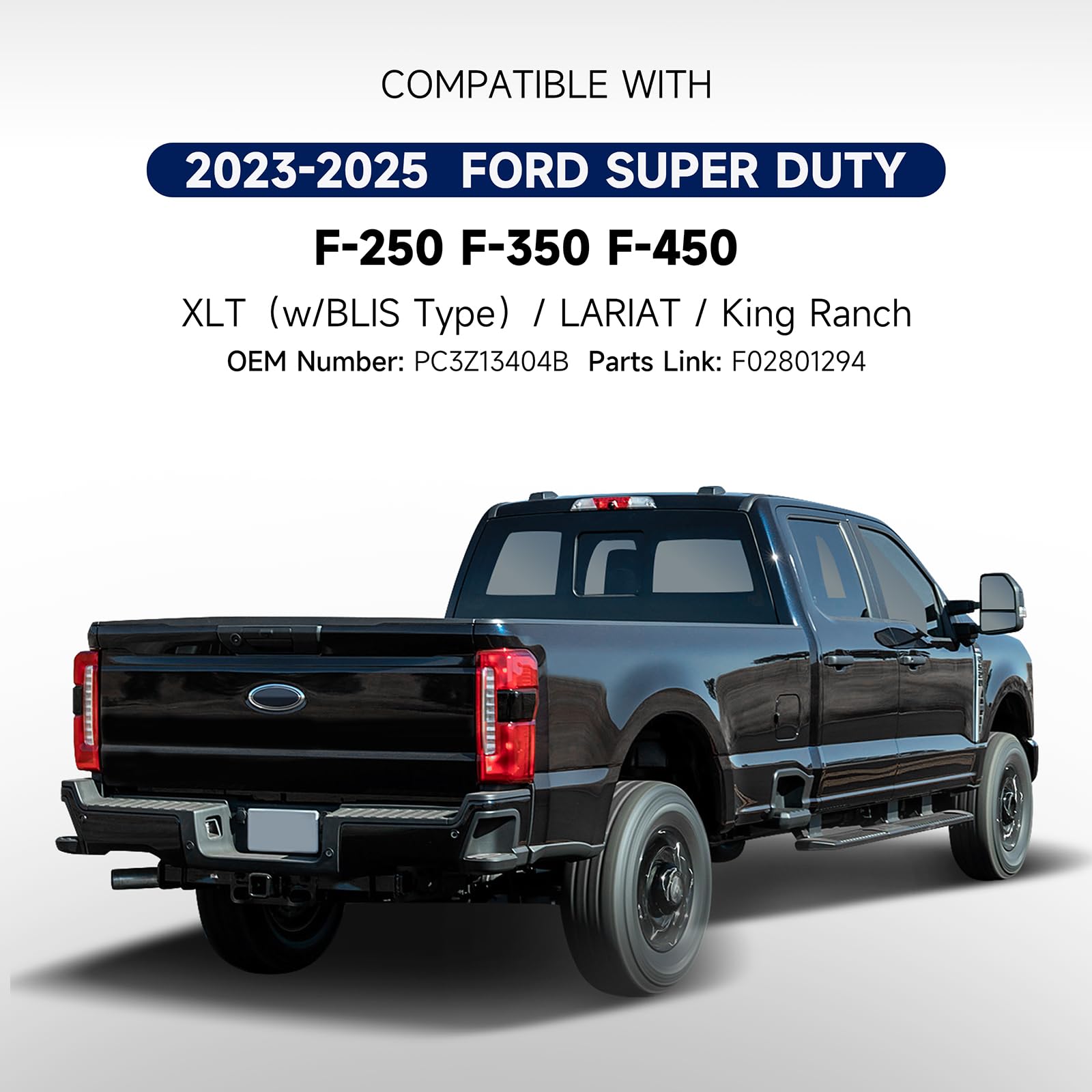 Gefitway tail light right for 2023-2025 Ford F-250 improves signaling and safety.