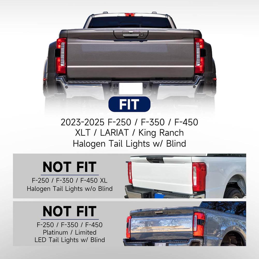 Gefitway tail light rear view shows a durable shell protecting LEDs.