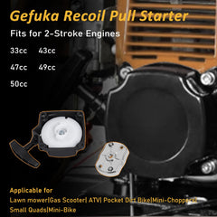 Gekufa claw pawl cog included improves engagement for reliable starts.