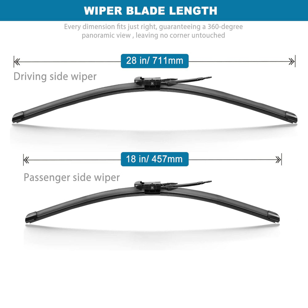 GelaiDi all-season front wipers for Tesla Model X