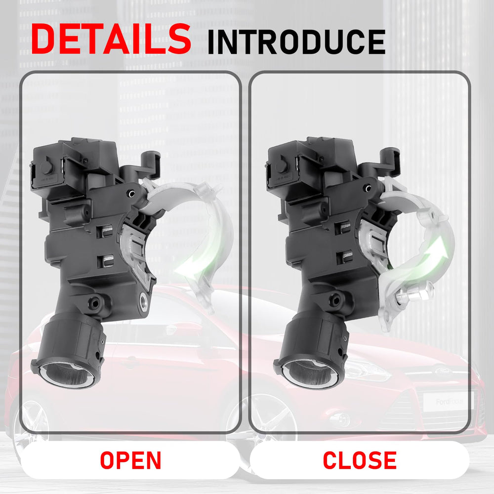 Gelessy ignition lock housing direct replacement for OEM references 989-019, 9L8Z3511A, ZZDB66160