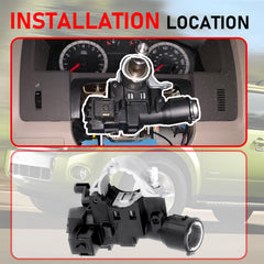 Gelessy ignition lock housing for Ford Focus ensuring smooth operation and precise fit