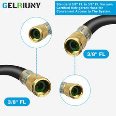 GELRIUNY 15660 SAE 3/8in fittings enable universal compatibility.