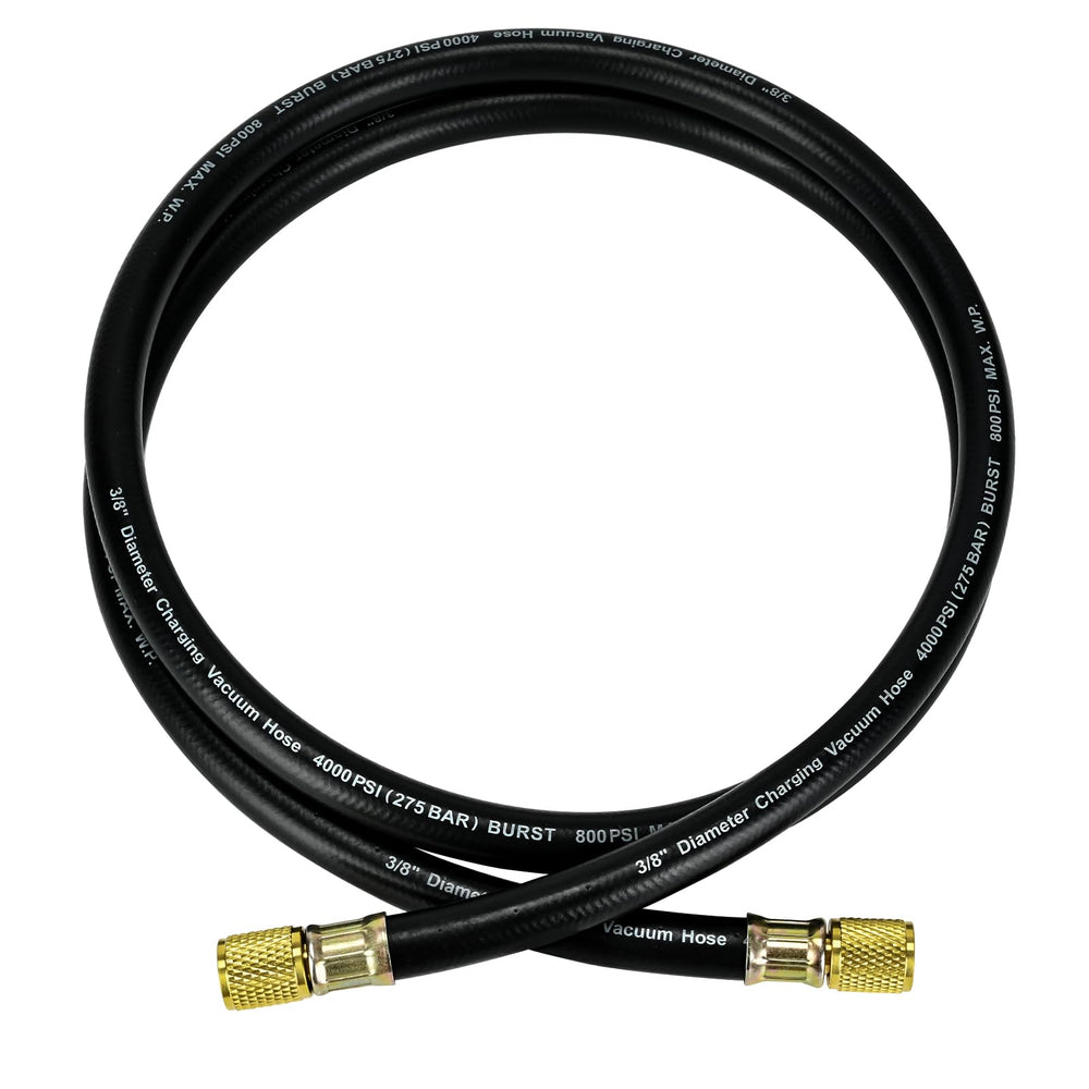 GELRIUNY 15660 vacuum hose with 3/8in ends for quick HVAC hookups.