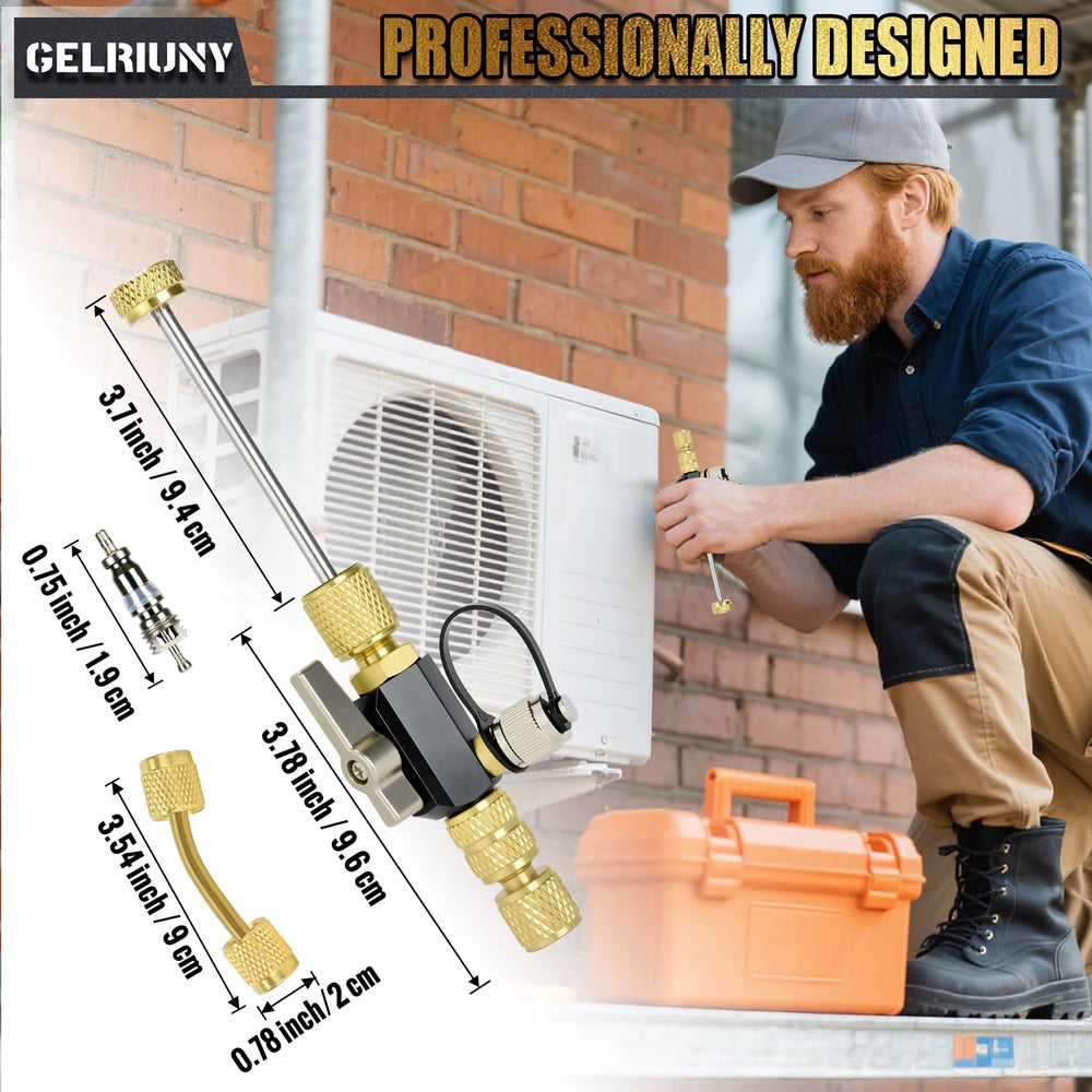 GELRIUNY magnetic cap enables hands-free core placement during maintenance.