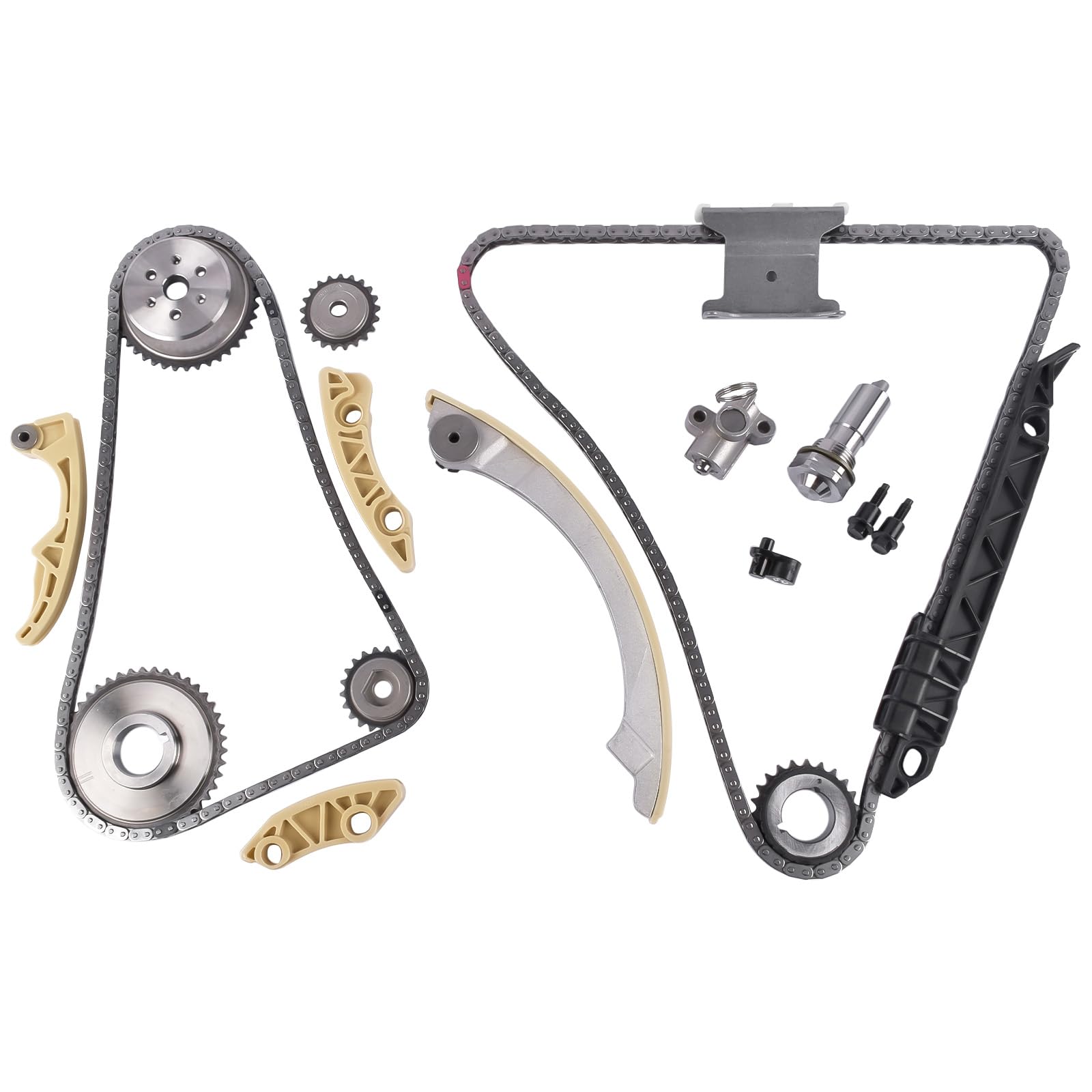 GELUOXI 9-4201S timing chain kit close-up showing precision components for reliable timing