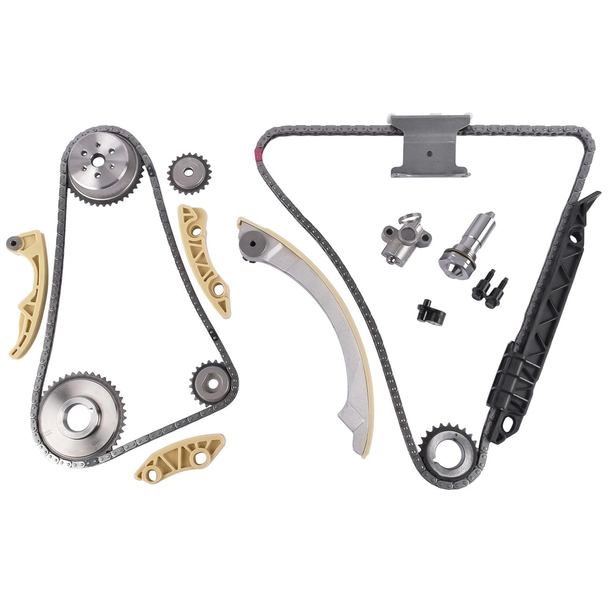 GELUOXI 9-4201S timing chain kit close-up showing precision components for reliable timing