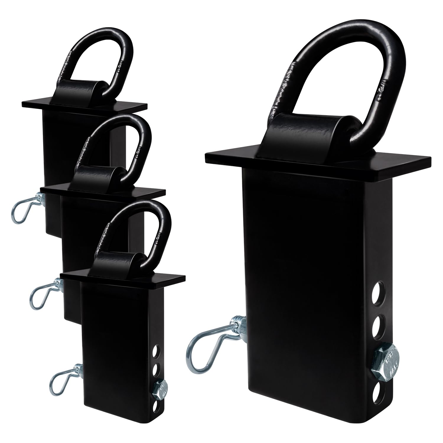 Gemigard 4-piece D-ring anchors secure cargo on flatbeds.