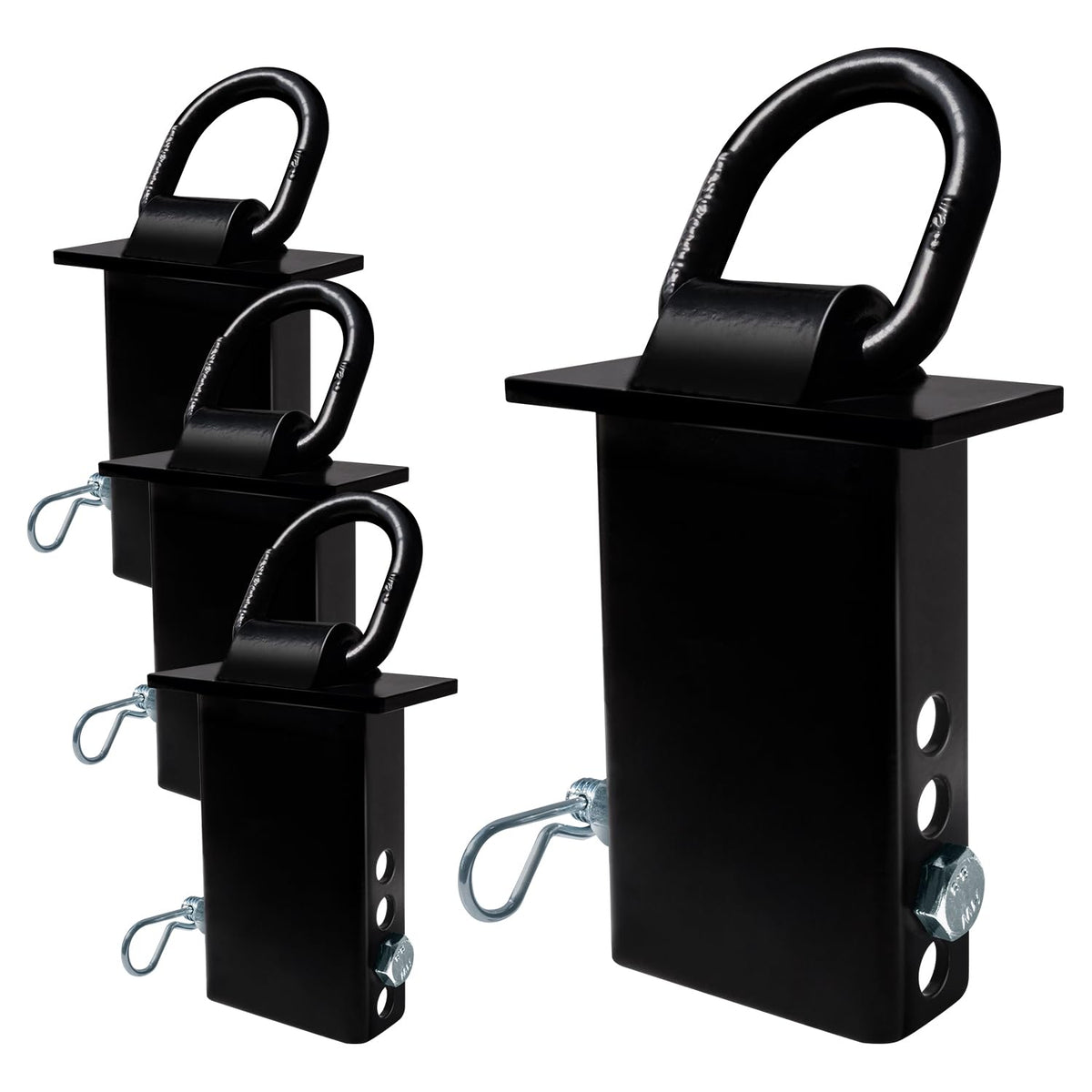 Gemigard 4-piece D-ring anchors secure cargo on flatbeds.
