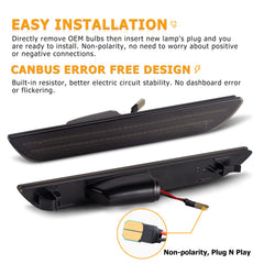Gempro two-pack marker lights for Mustang rear, energy-efficient LEDs