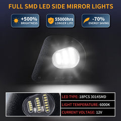 GemPro LED puddle light clearly brightens the curb for safer parking