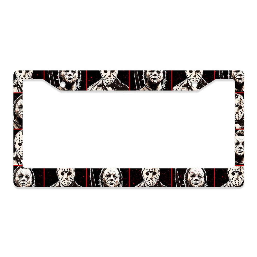 GENANY Horror License Frame universal fit keeps your plate visible on most US plates.