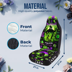 GENANY Nightmare Movie Seat Cover stitching detail and foam support for daily comfort