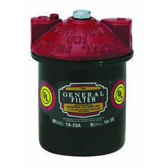 General Filters 1A-25B fuel oil filter cartridge in a compact housing for final fuel filtration.