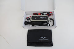 General Motors GM 20929740 110V charger, side view; ideal for keeping Corvette batteries charged on the go.