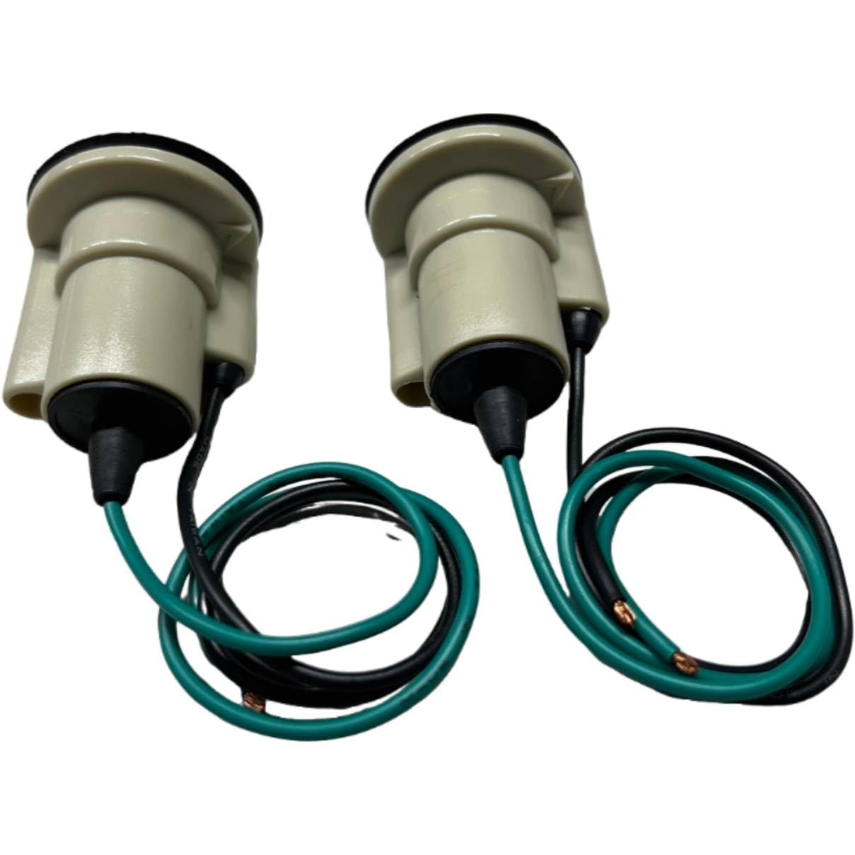 Generic 2-wire back-up light socket highlighting wiring connection