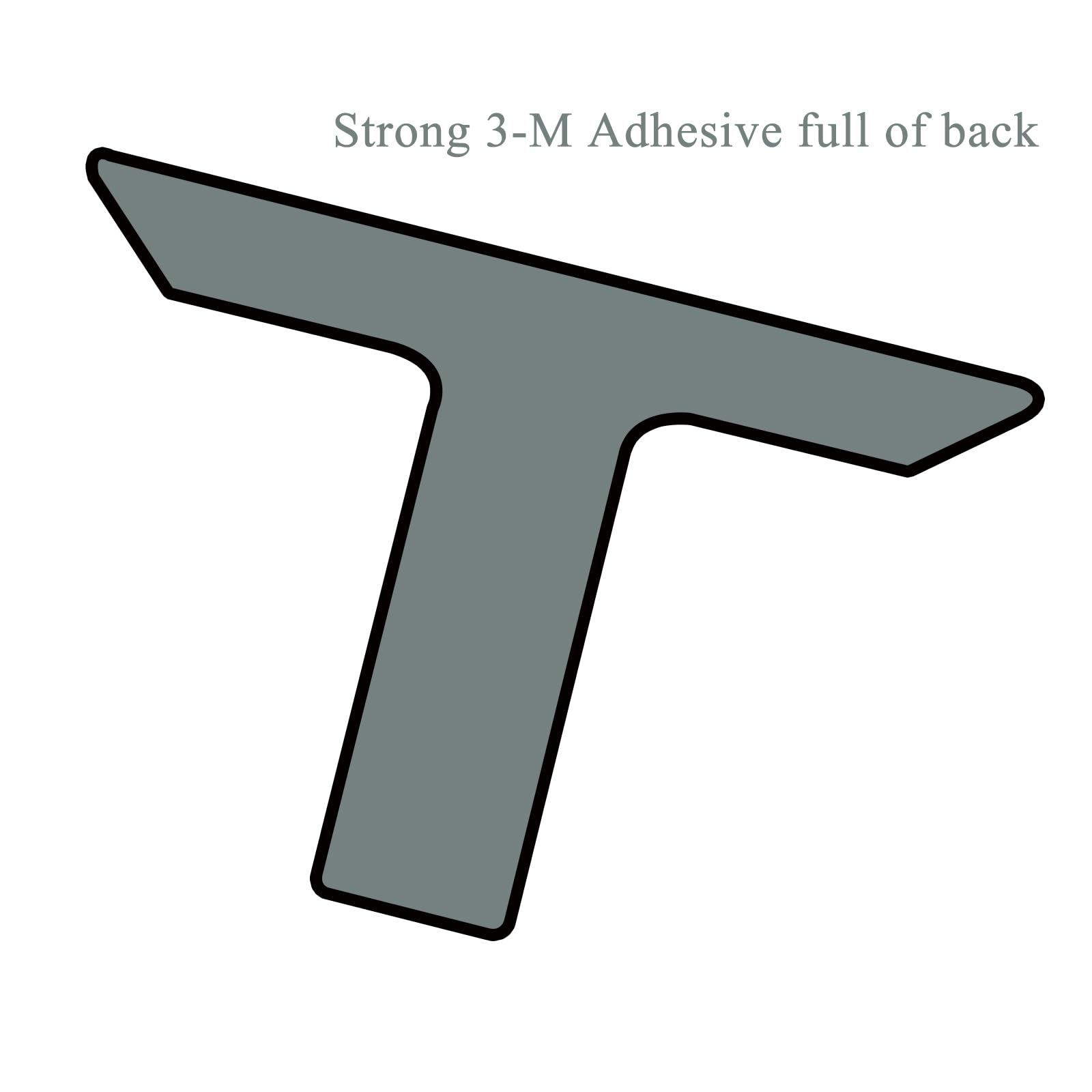 Generic 3D-emblems tailgate for Tundra, matte black finish resists weather and fading.