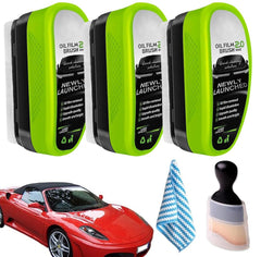 Generic 3PCS Upgrade 2.0 Clear View Glass Cleaner kit enhances rain visibility with hydrophobic coating.