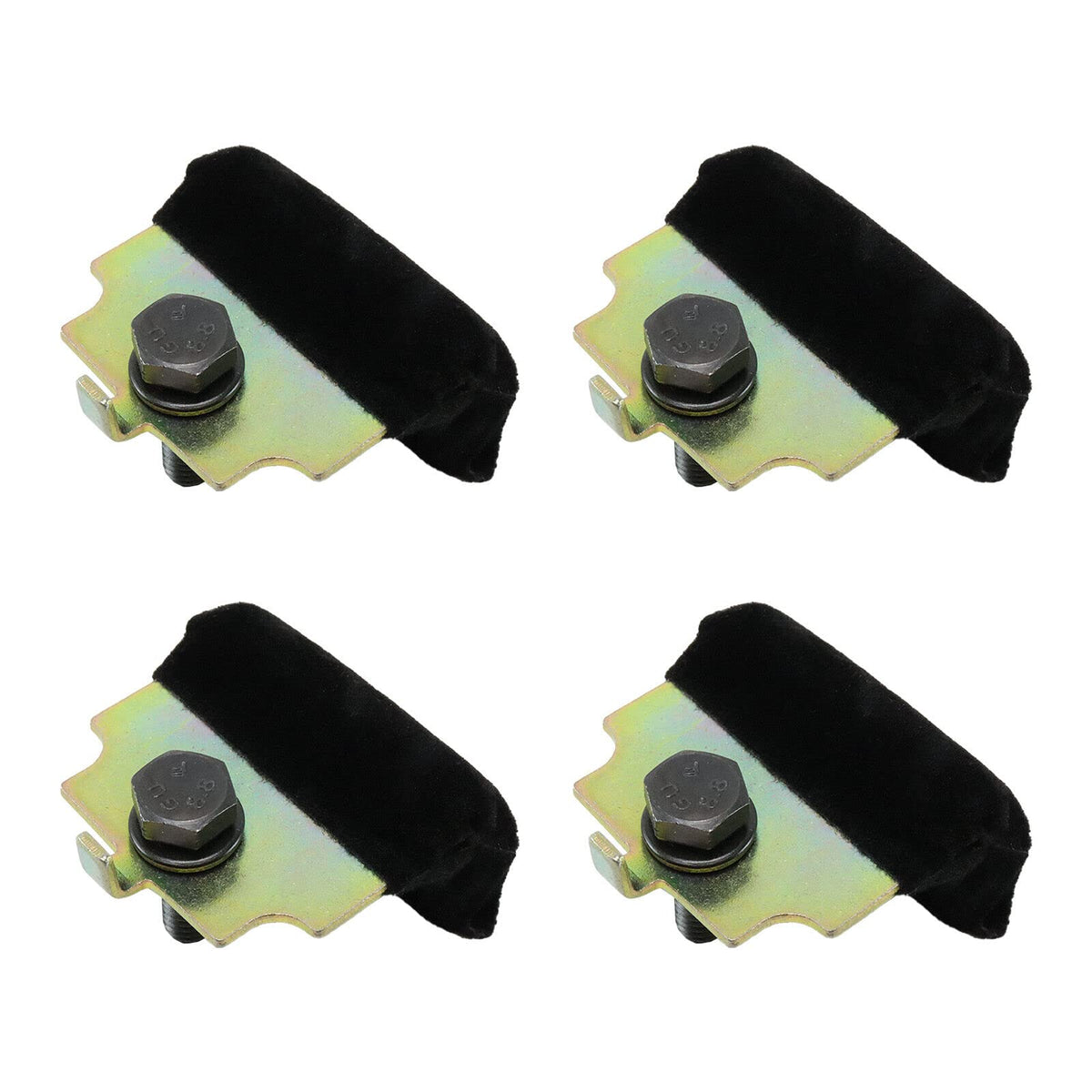 Generic 4-piece door glass anti-rattle cushion kit for front-left reduces door vibration on classic Corvettes