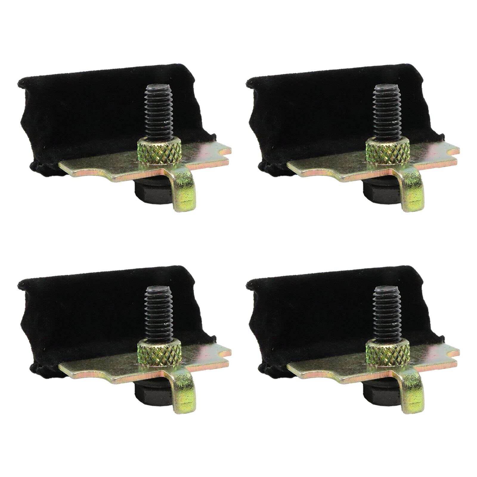 Generic 4-piece door glass anti-rattle cushion kit for front-right minimizes rattles for smoother driving