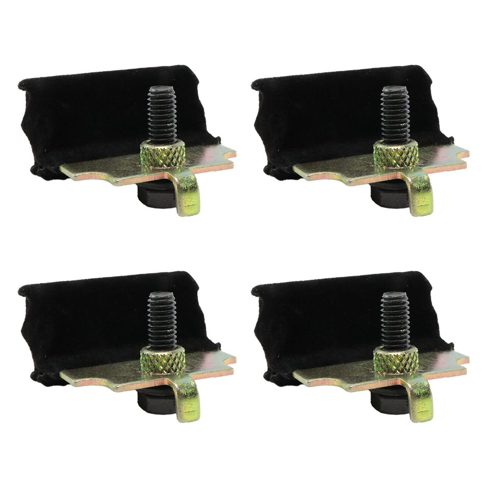 Generic 4-piece door glass anti-rattle cushion kit for front-right minimizes rattles for smoother driving