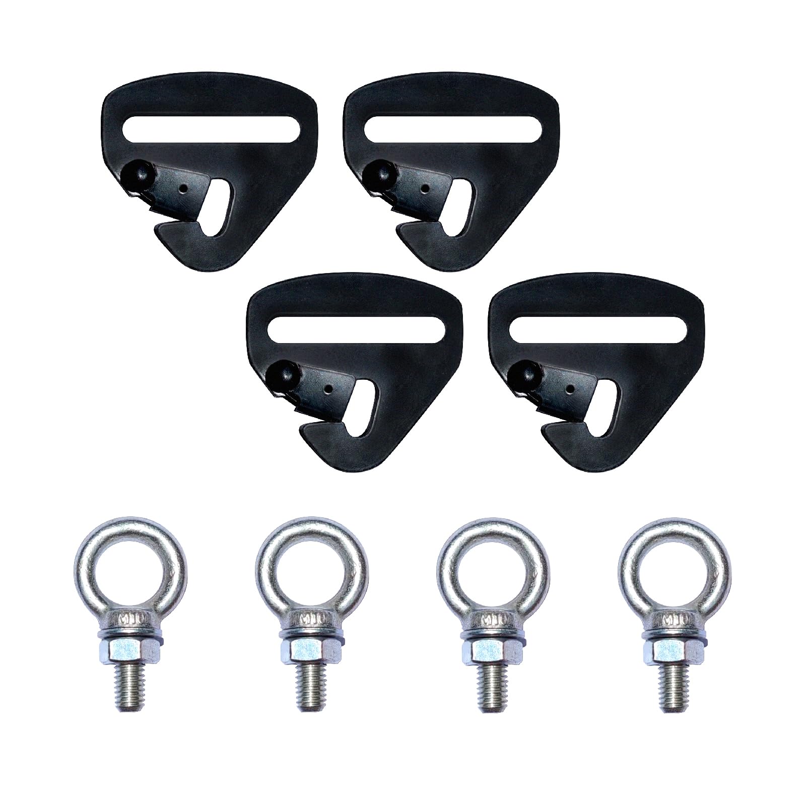 Generic 4 Pack Quick Release Mount for 2-Inch Harnesses with easy detachment