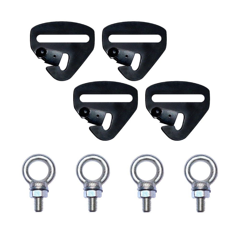 Generic 4 Pack Quick Release Mount for 2-Inch Harnesses with easy detachment